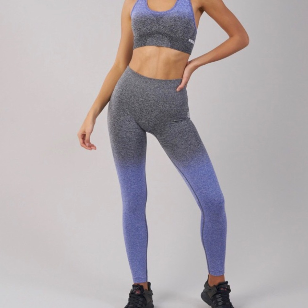 GYMSHARK XS INDIGO SEAMLESS